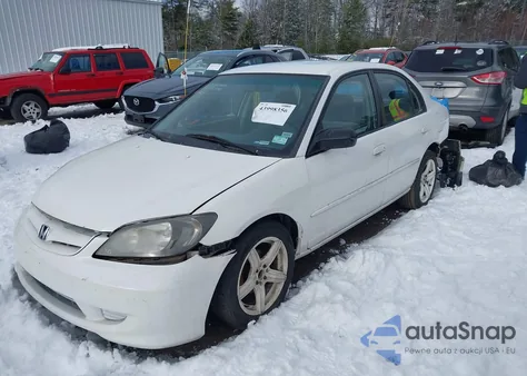 2004 Honda Civic Vp из США, поврежденный, VIN 2HGES16374H611413